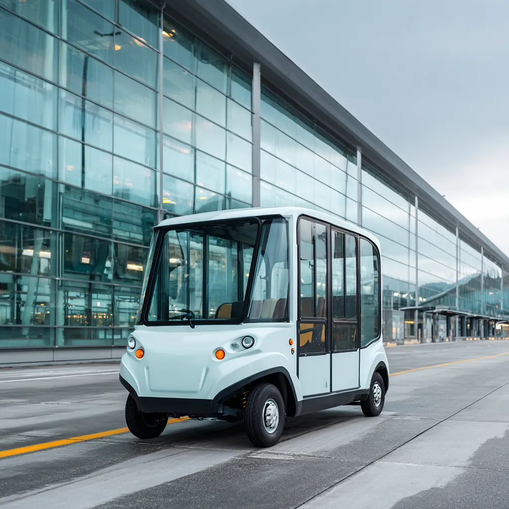 Electric golf carts for airports