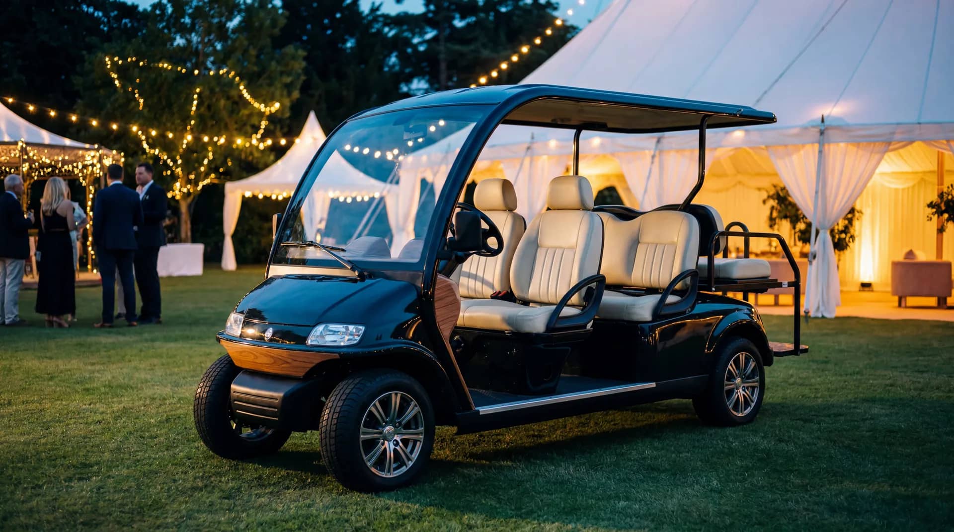 Christmas market buggy hire.