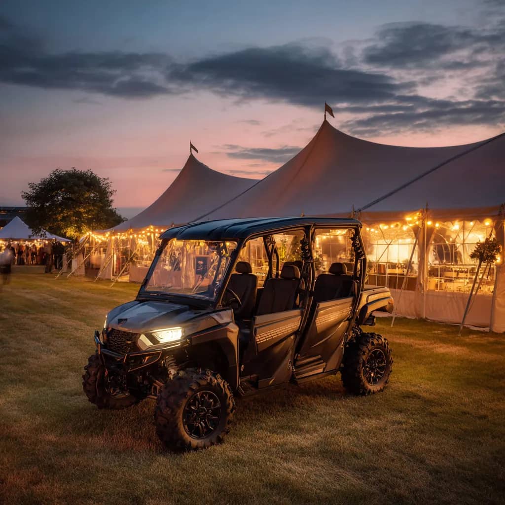 Fireworks and bonfire event buggy hire.