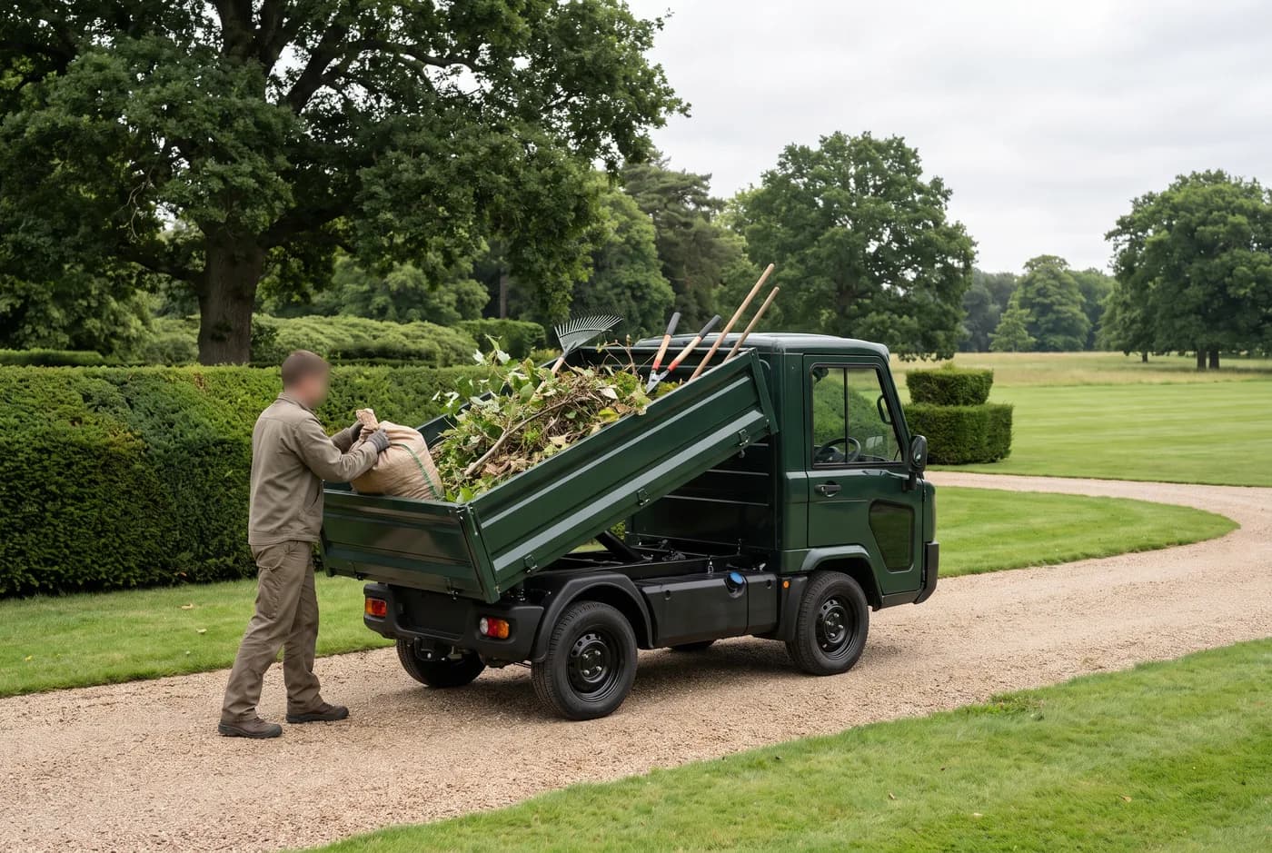 Carrying materials and green waste