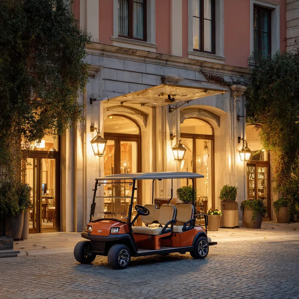 Electric guest and visitor transport
