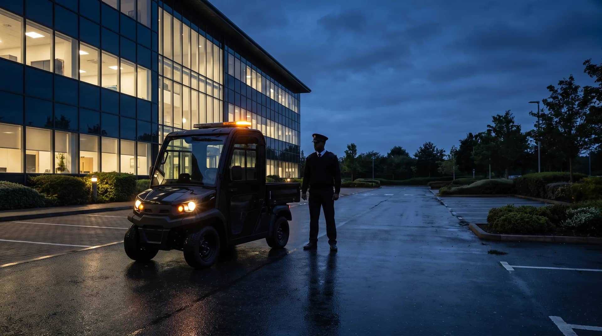 Electric Golf Carts for Security Patrol