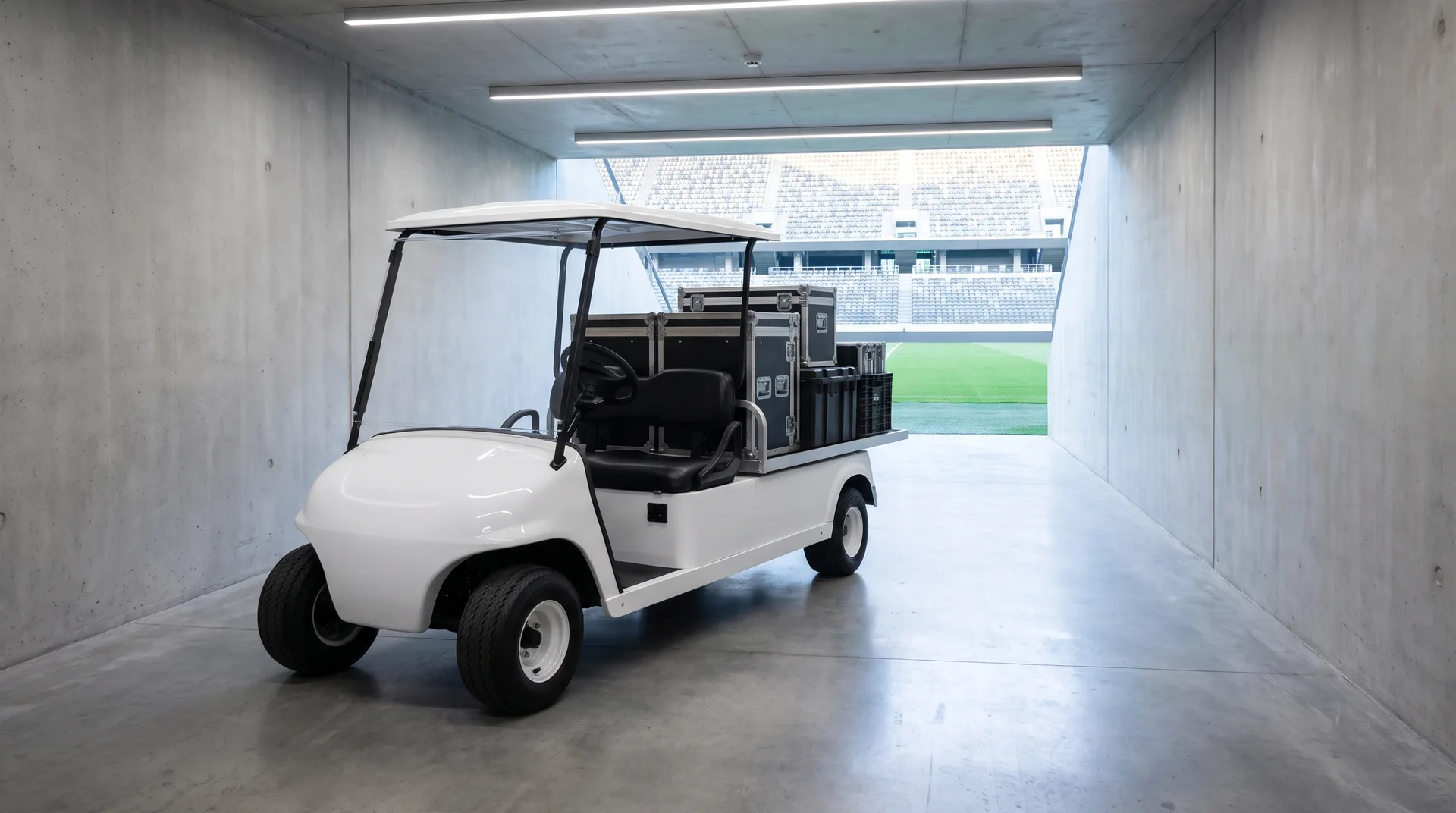 Electric golf carts for stadiums & sports venues