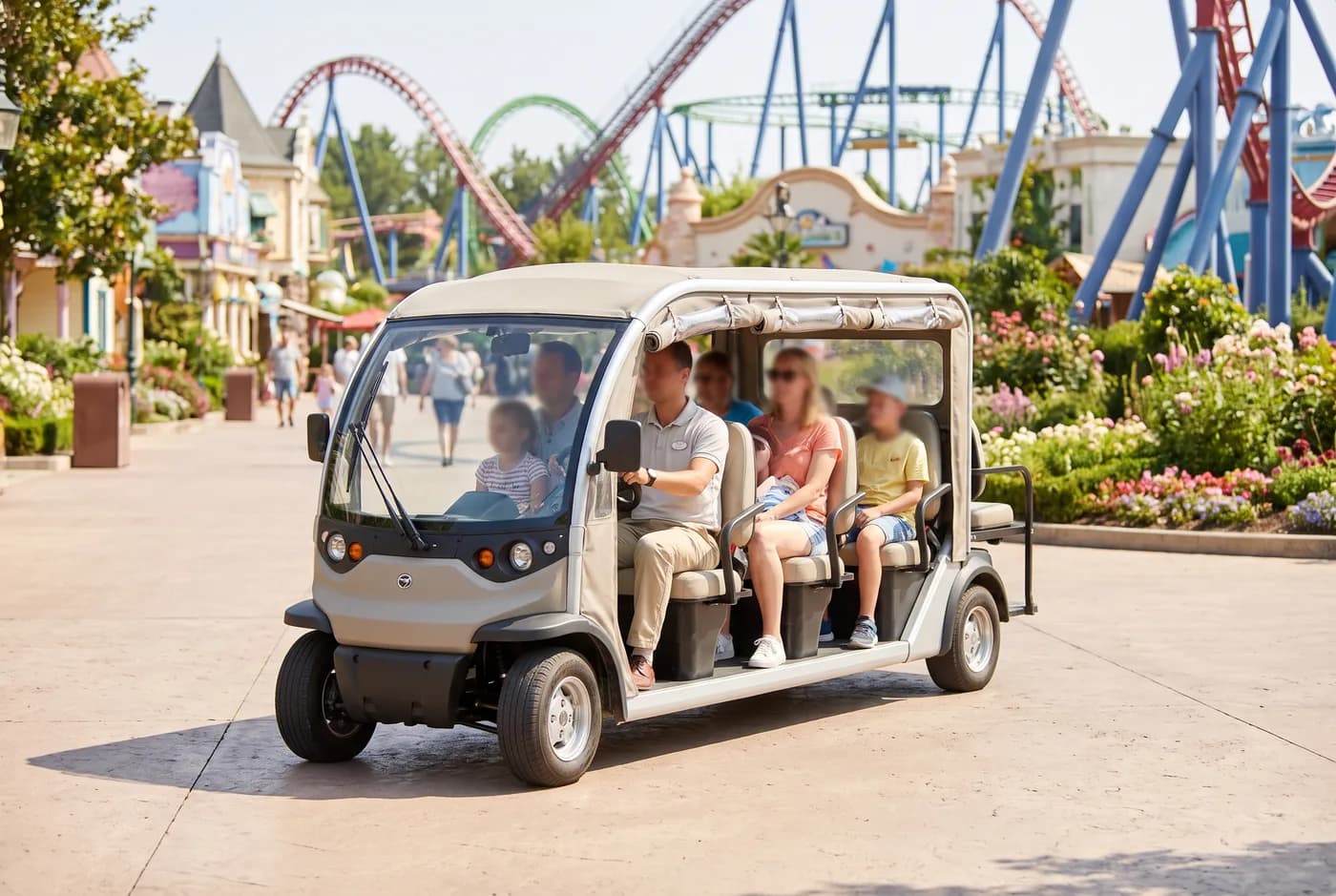Cross-park guest transport