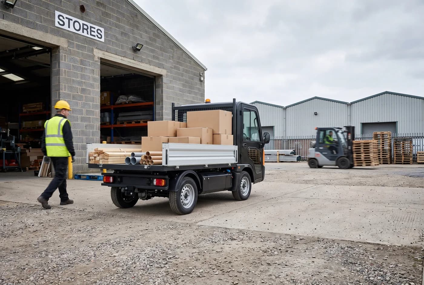 Materials from store to job