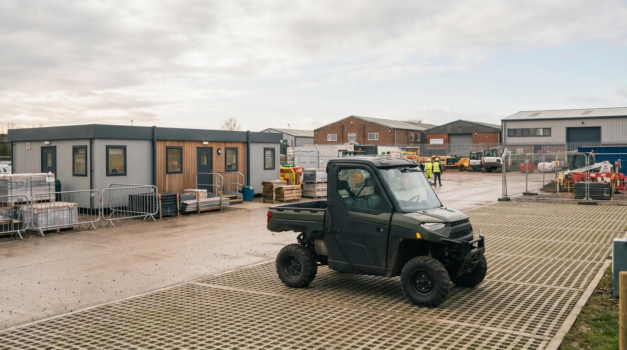 Electric golf carts for site works and large construction sites