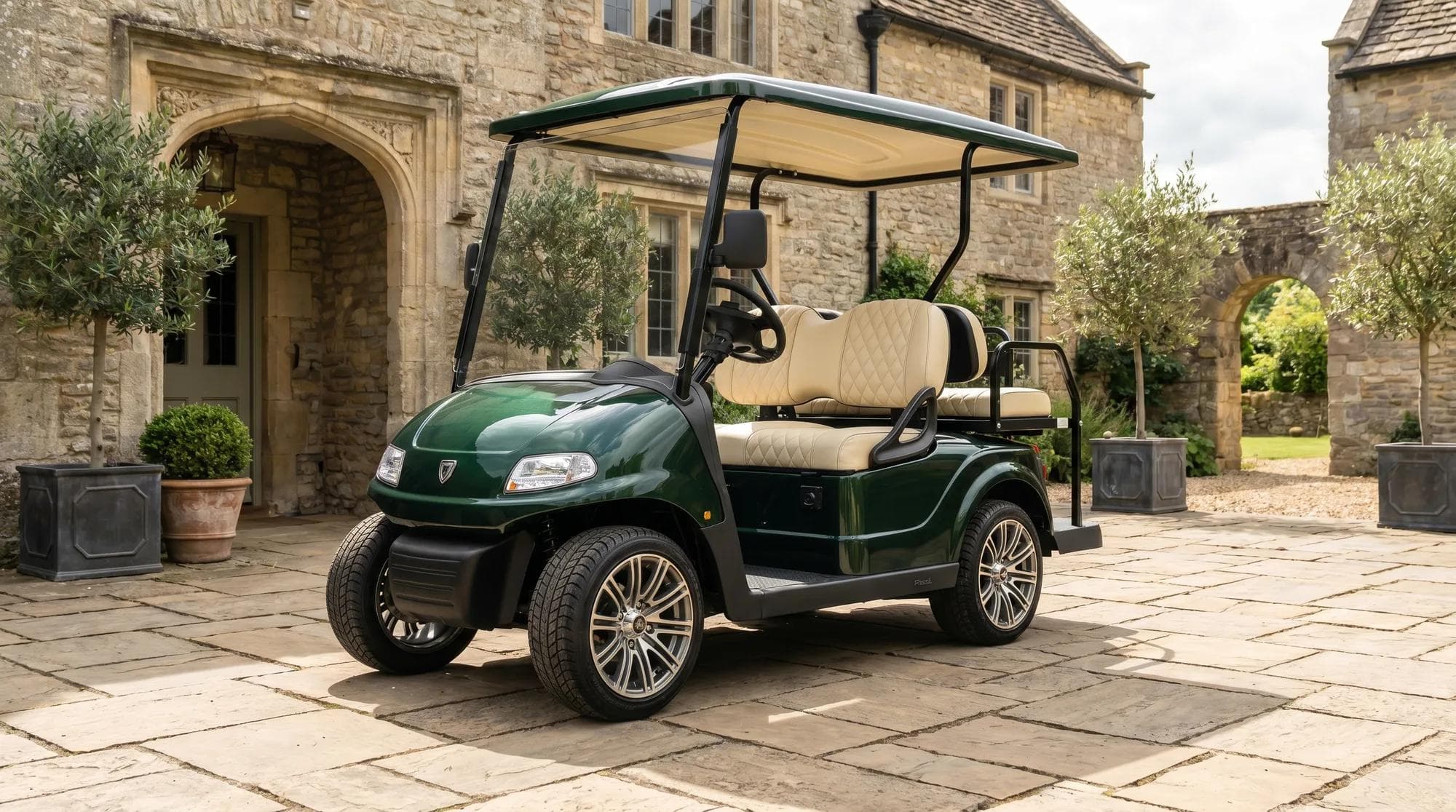 What can you customize on a bespoke electric cart?