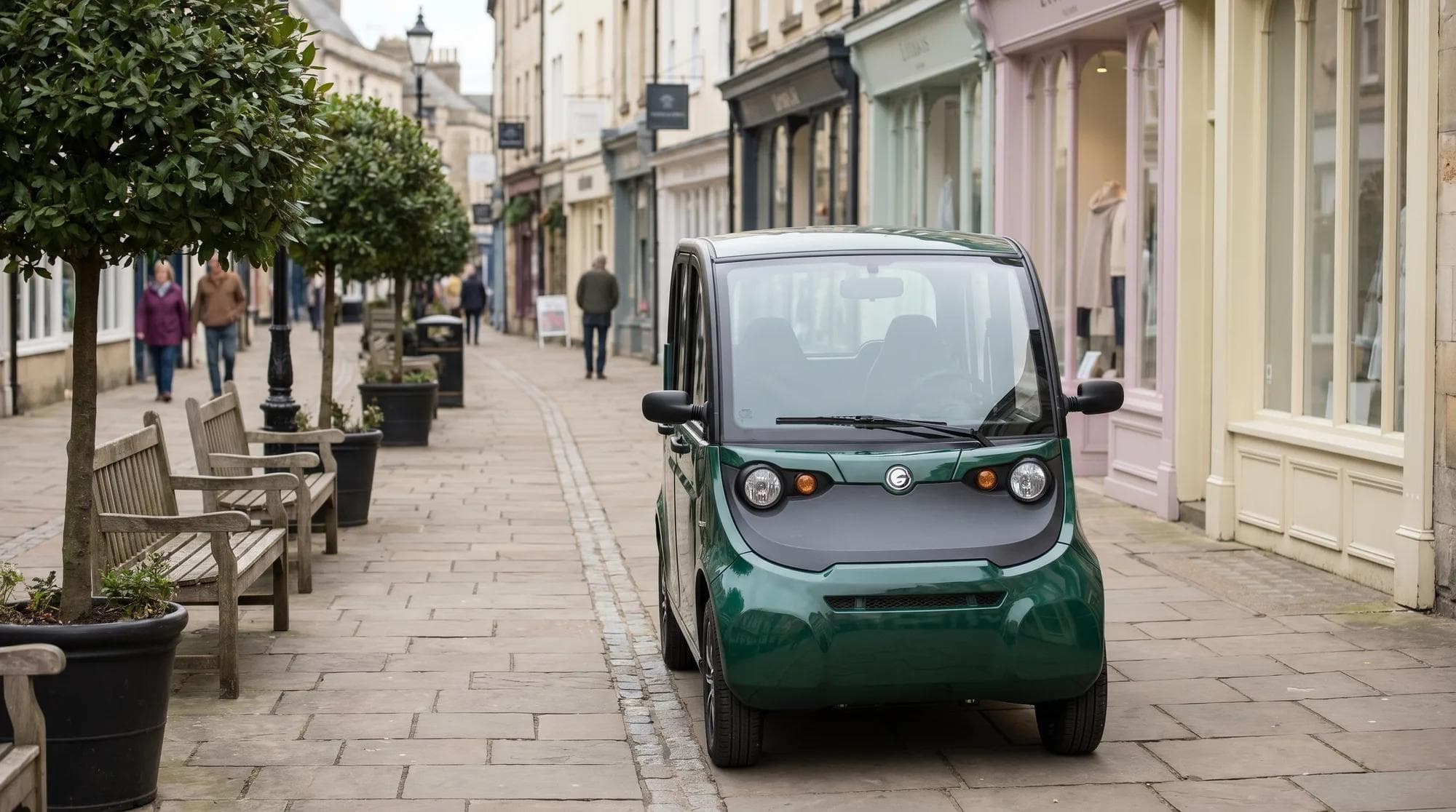 Electric golf carts for business improvement districts and town centres