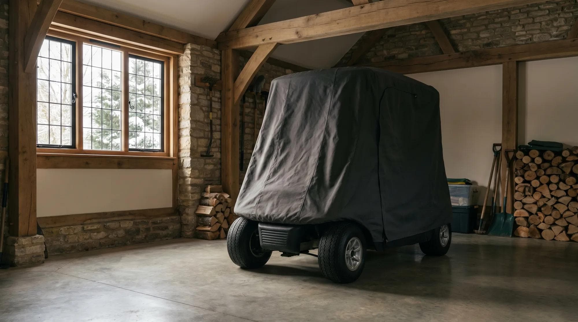 How to store a golf cart over winter