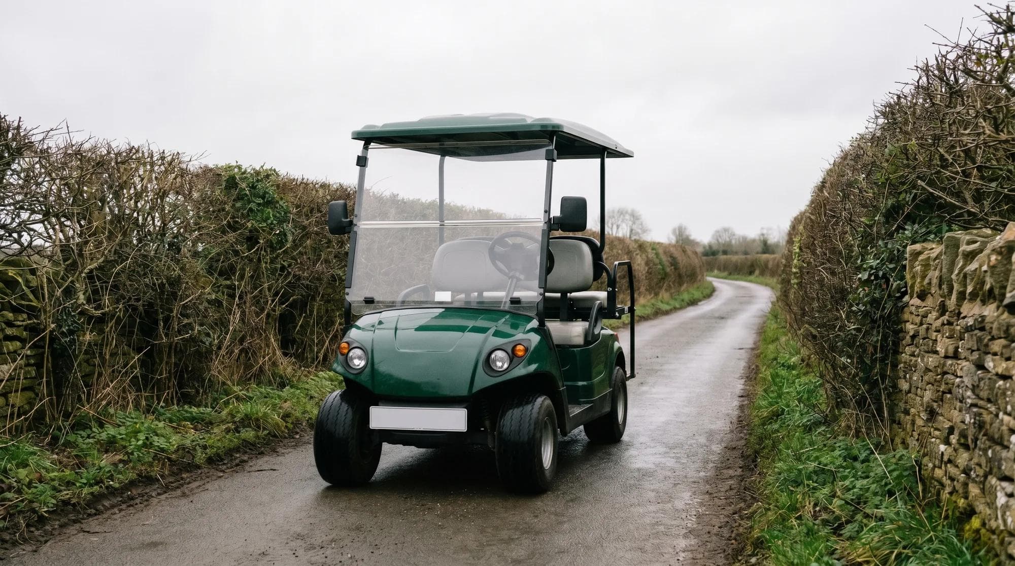 How to make a golf cart road legal in the UK