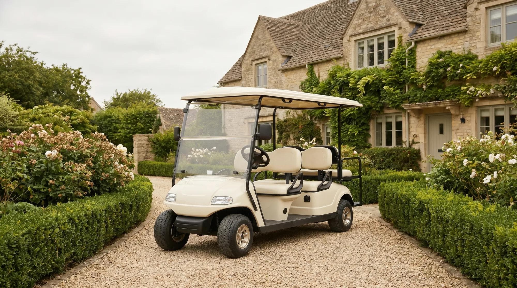 Electric golf carts for care homes and retirement villages