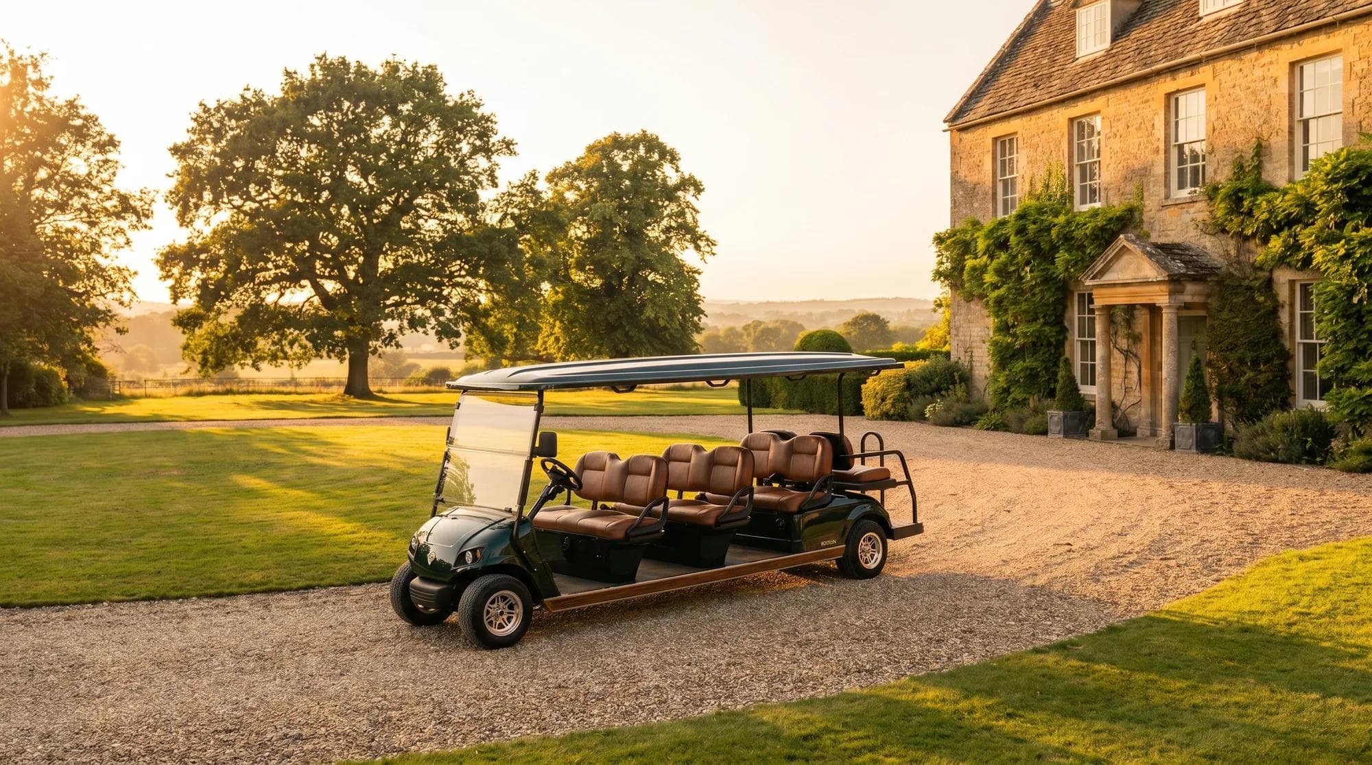 Private estate cart: electric vehicles for country homes