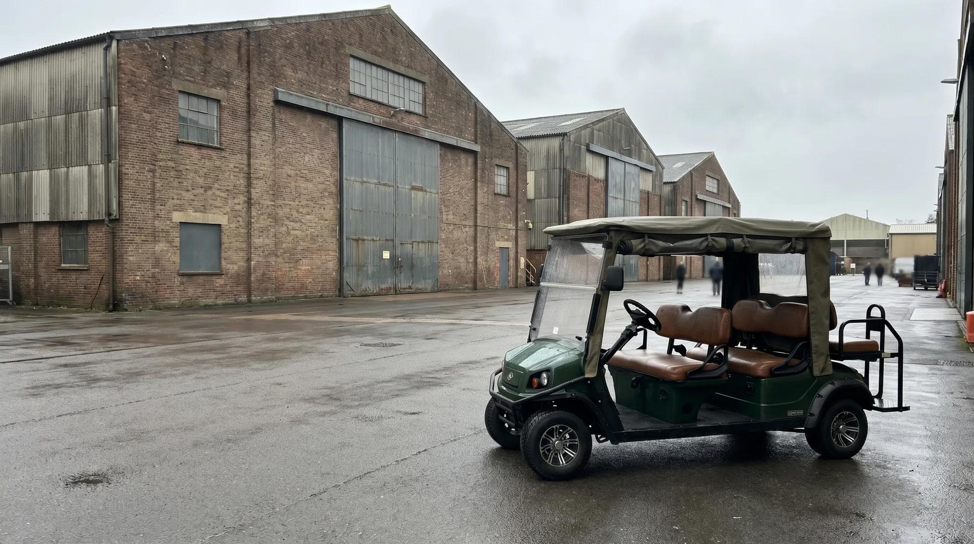 Electric golf carts for film studios and backlots