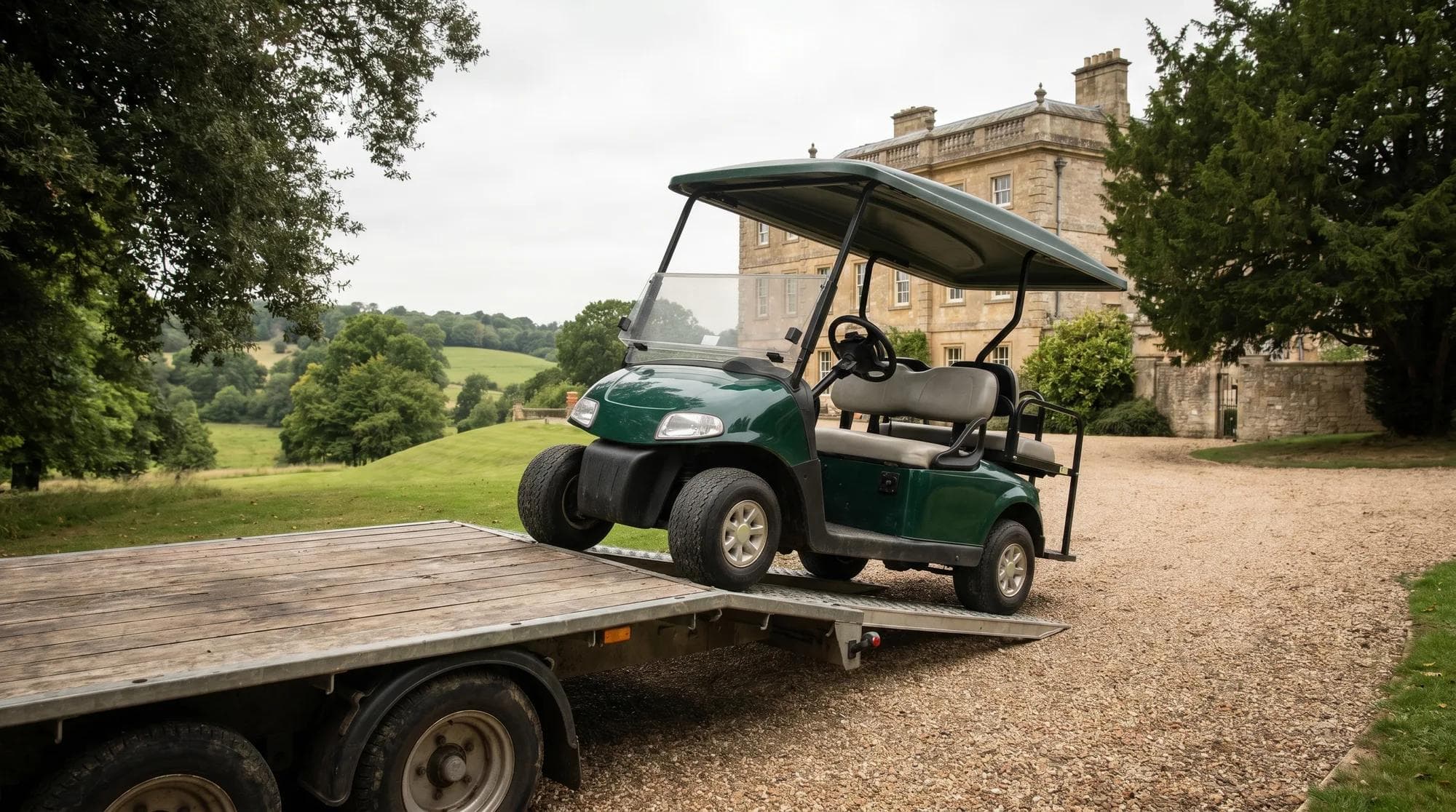 How much does a golf cart weigh?