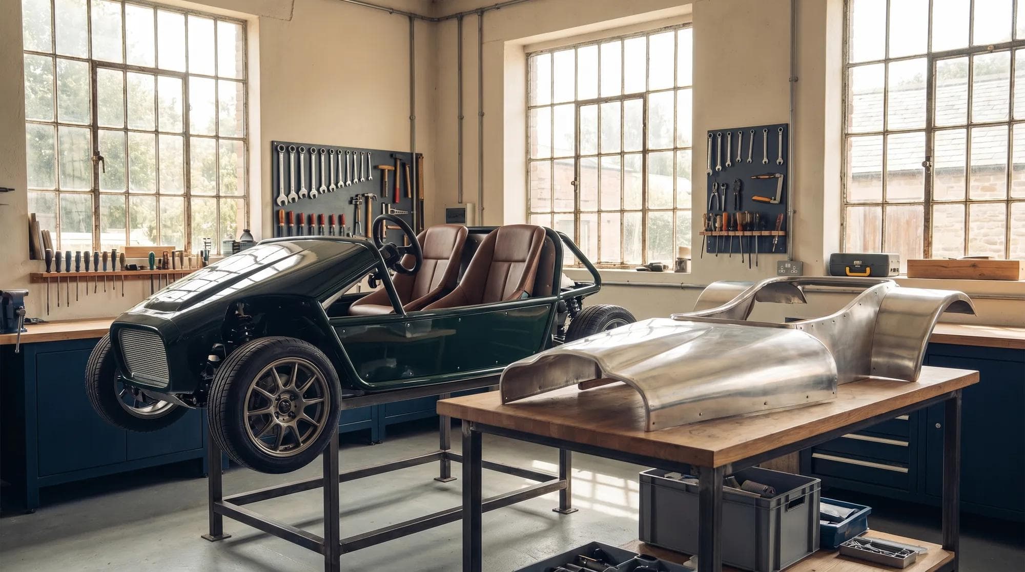 How a bespoke electric cart is made, step by step