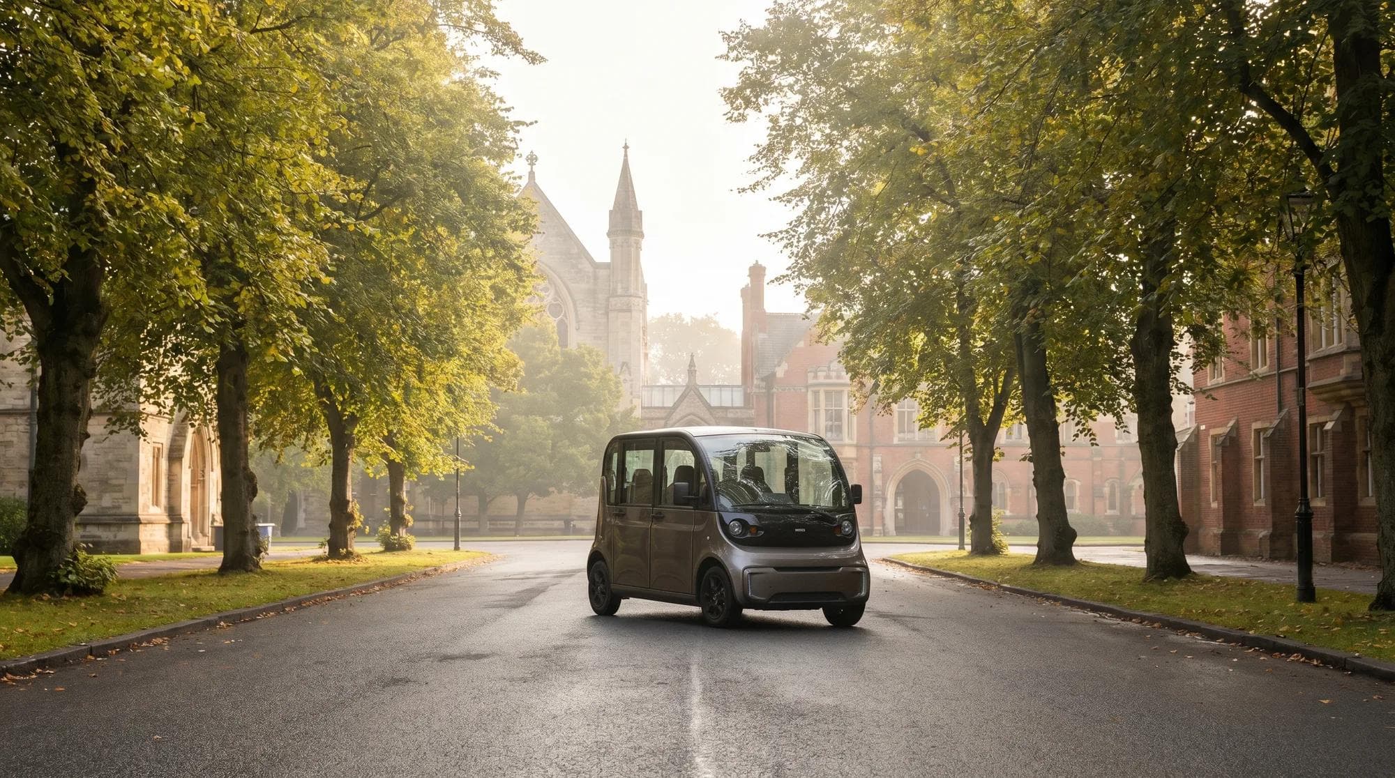 Electric golf carts for university and college campuses