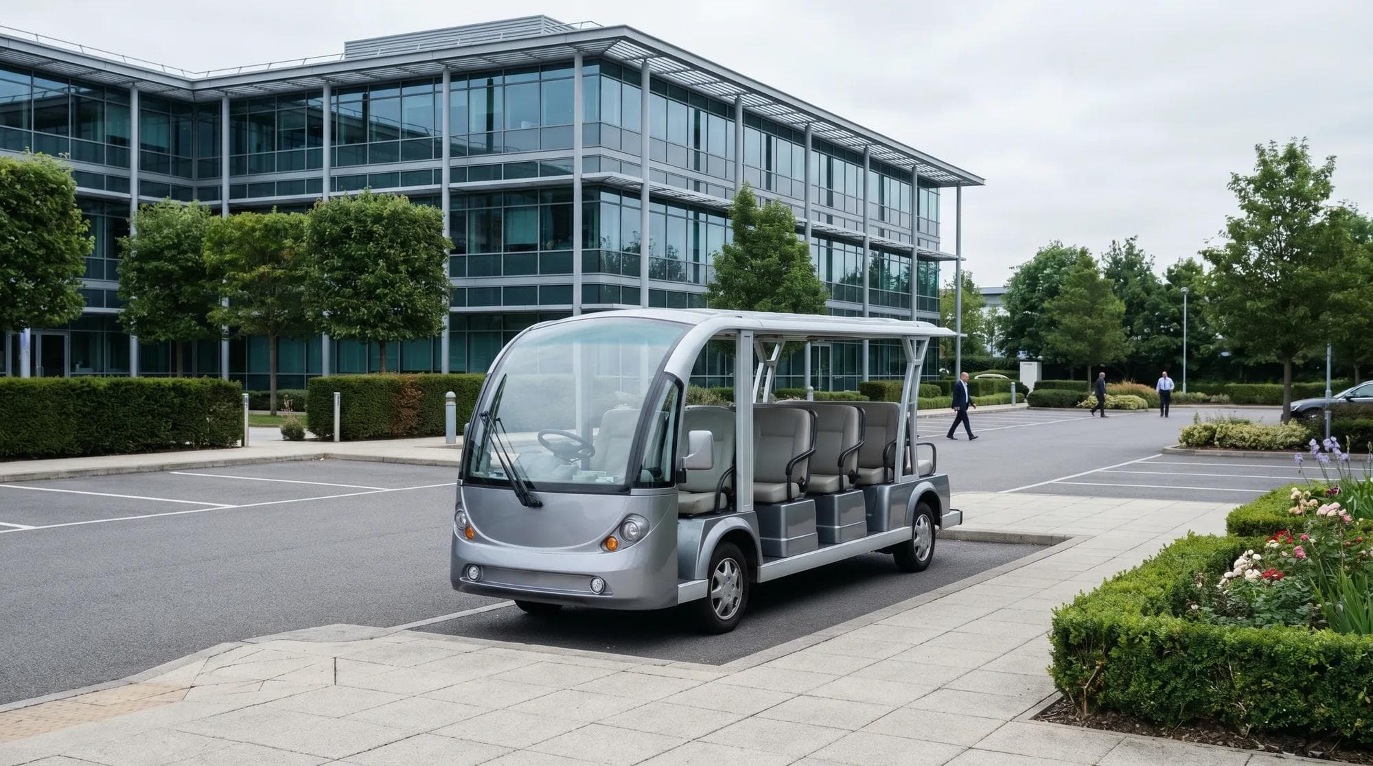 Electric golf carts for corporate campuses and business parks
