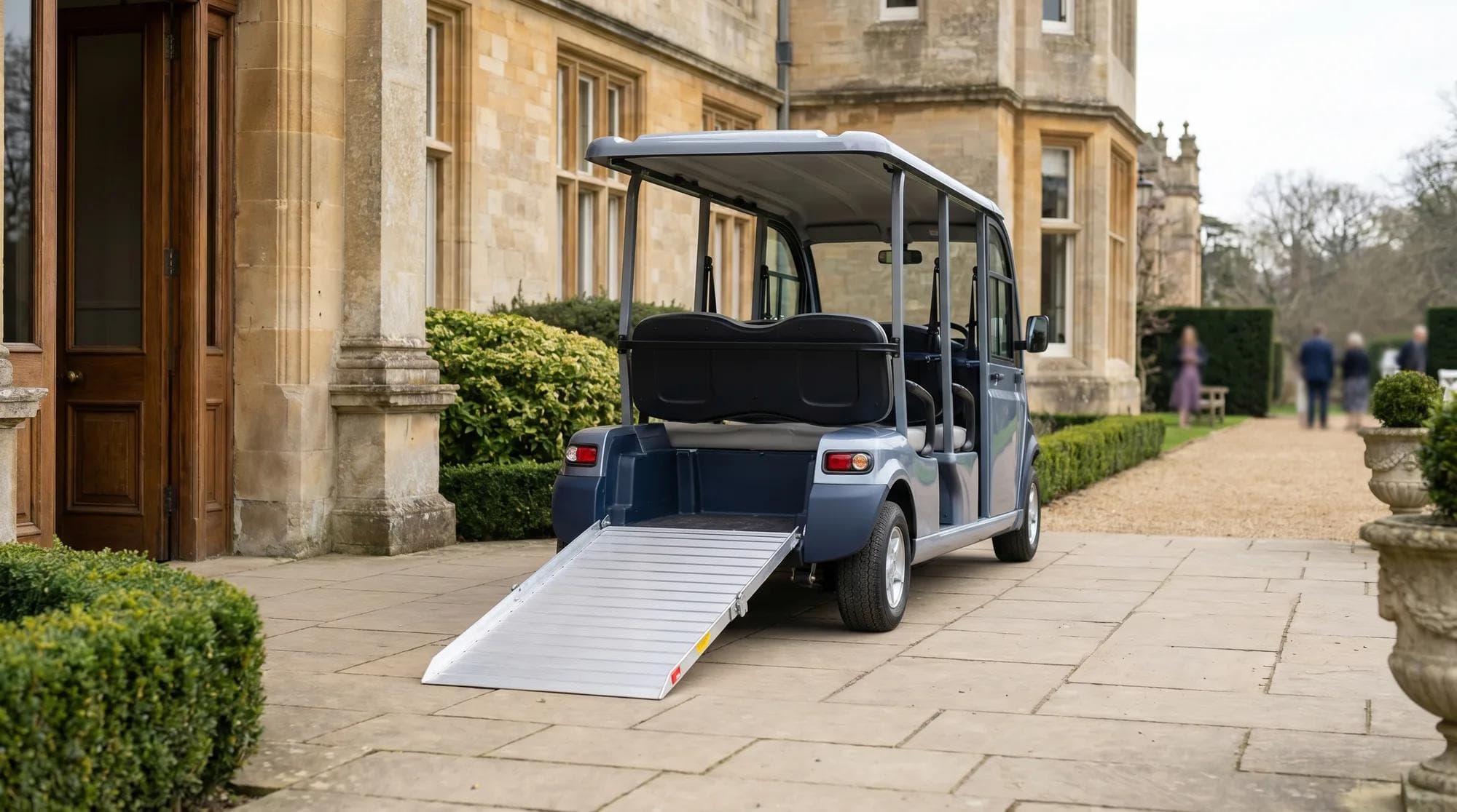 Accessible and wheelchair-friendly electric golf carts