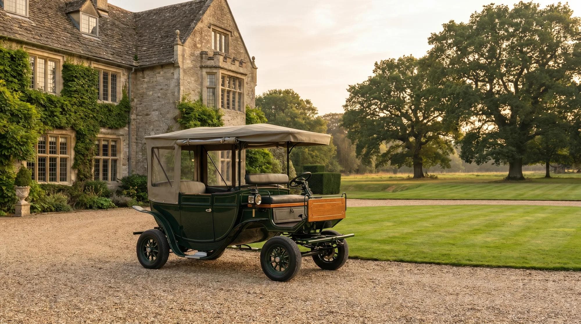 Electric golf carts for museums, heritage sites and historic estates