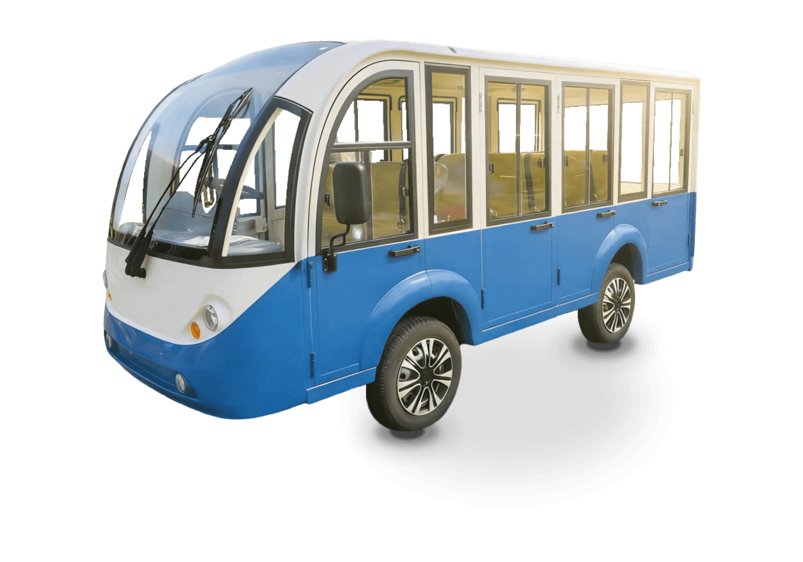 Hawke P11 Cab electric golf cart, 11-passenger enclosed electric shuttle bus