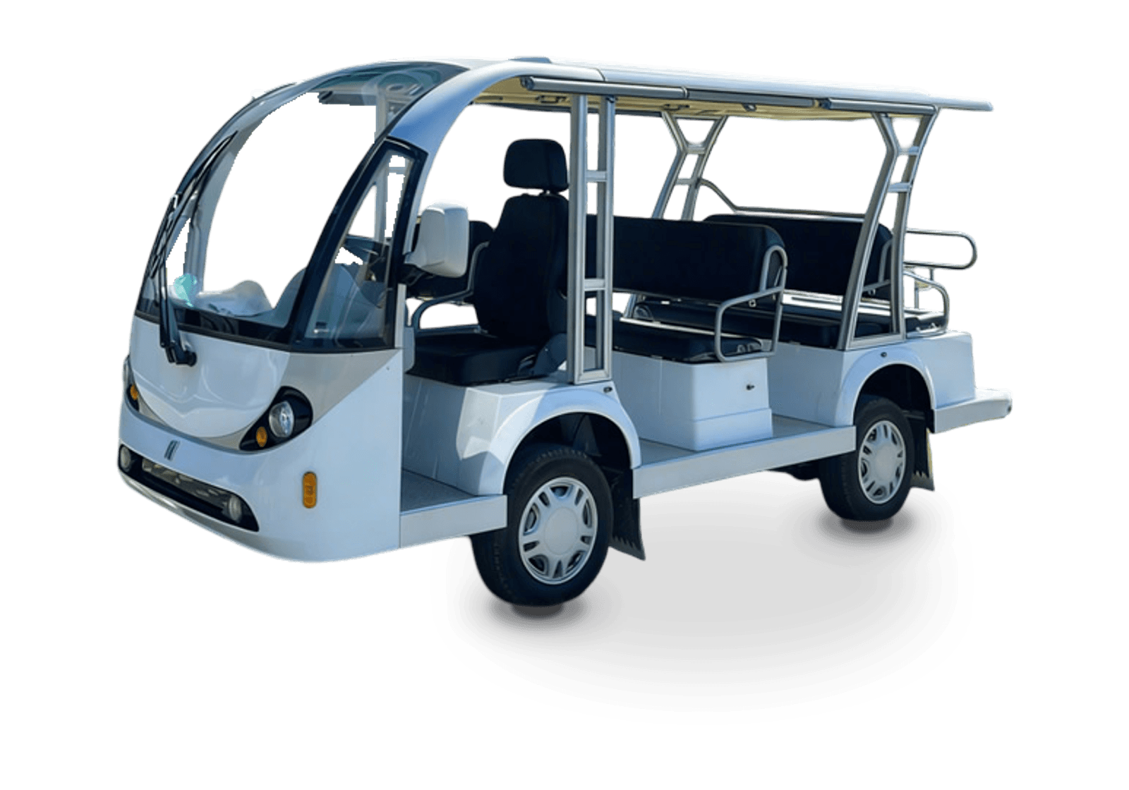 Hawke P11 electric golf cart, 11-passenger electric shuttle bus