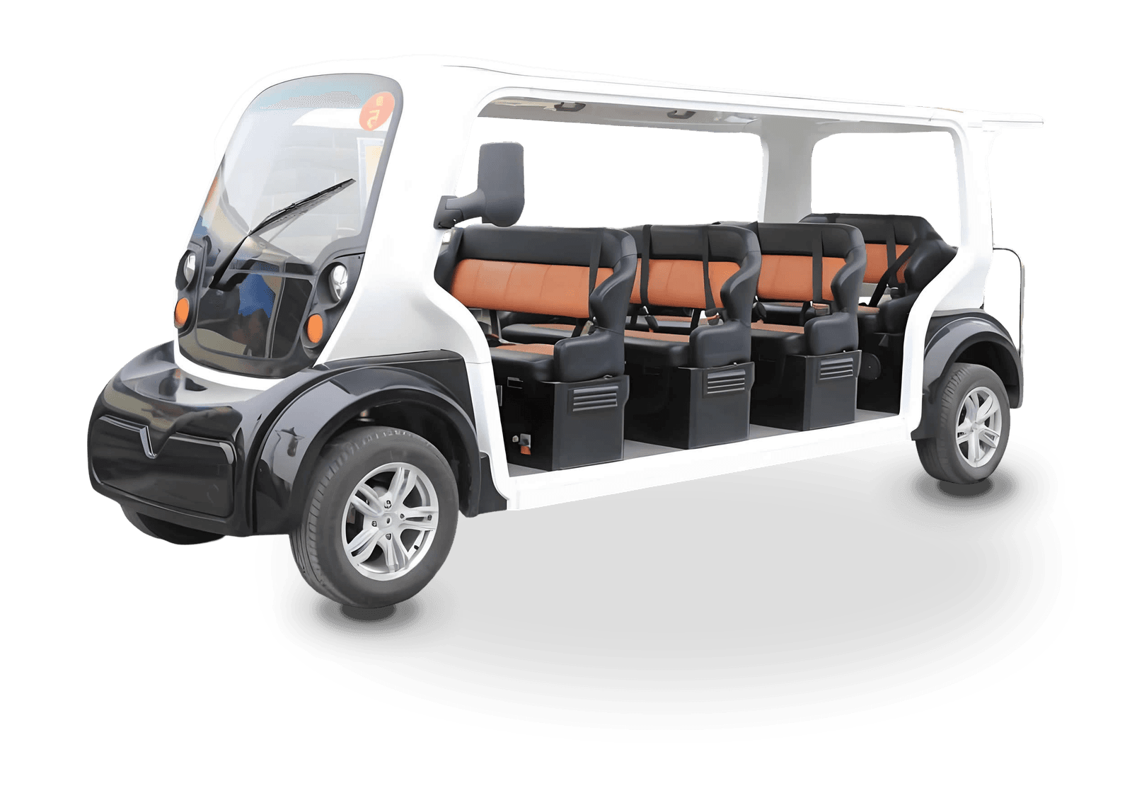 Hawke P14 Tour electric golf cart, 14-passenger electric sightseeing bus