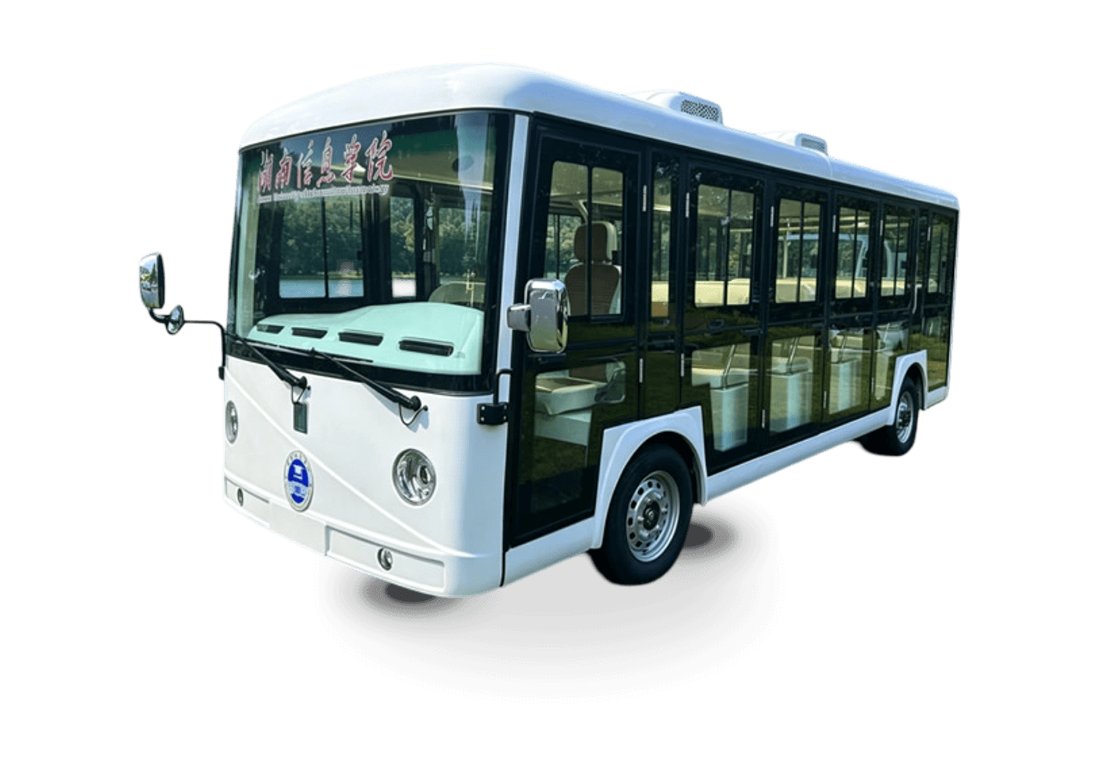 Hawke P23 Cab electric golf cart, 23-passenger enclosed electric shuttle bus