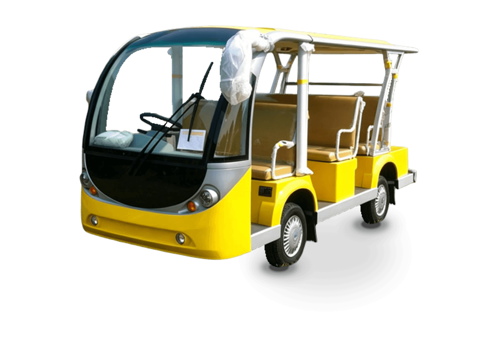 Hawke P8 electric golf cart, 8-passenger electric sightseeing shuttle