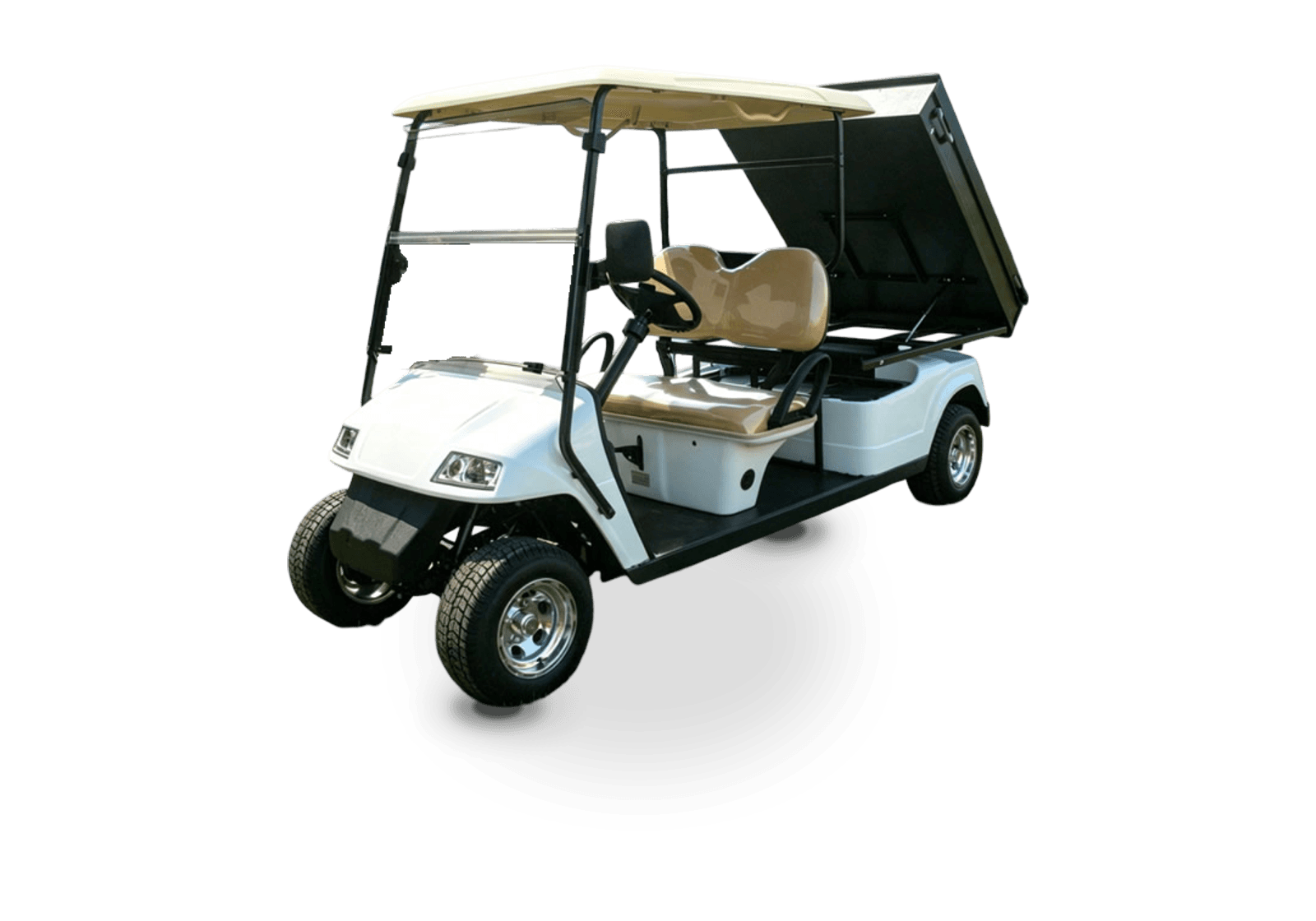 Hawke S2 Deck electric buggy, 2-seater electric cargo buggy, extended deck