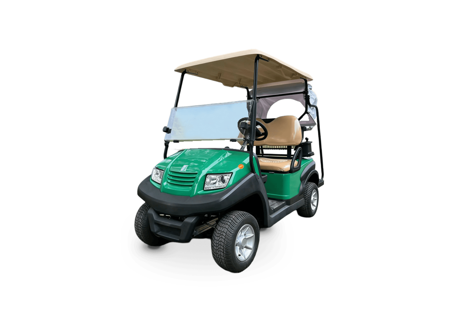 Hawke S2 Golf electric golf cart, 2-passenger electric golf cart with bag rack