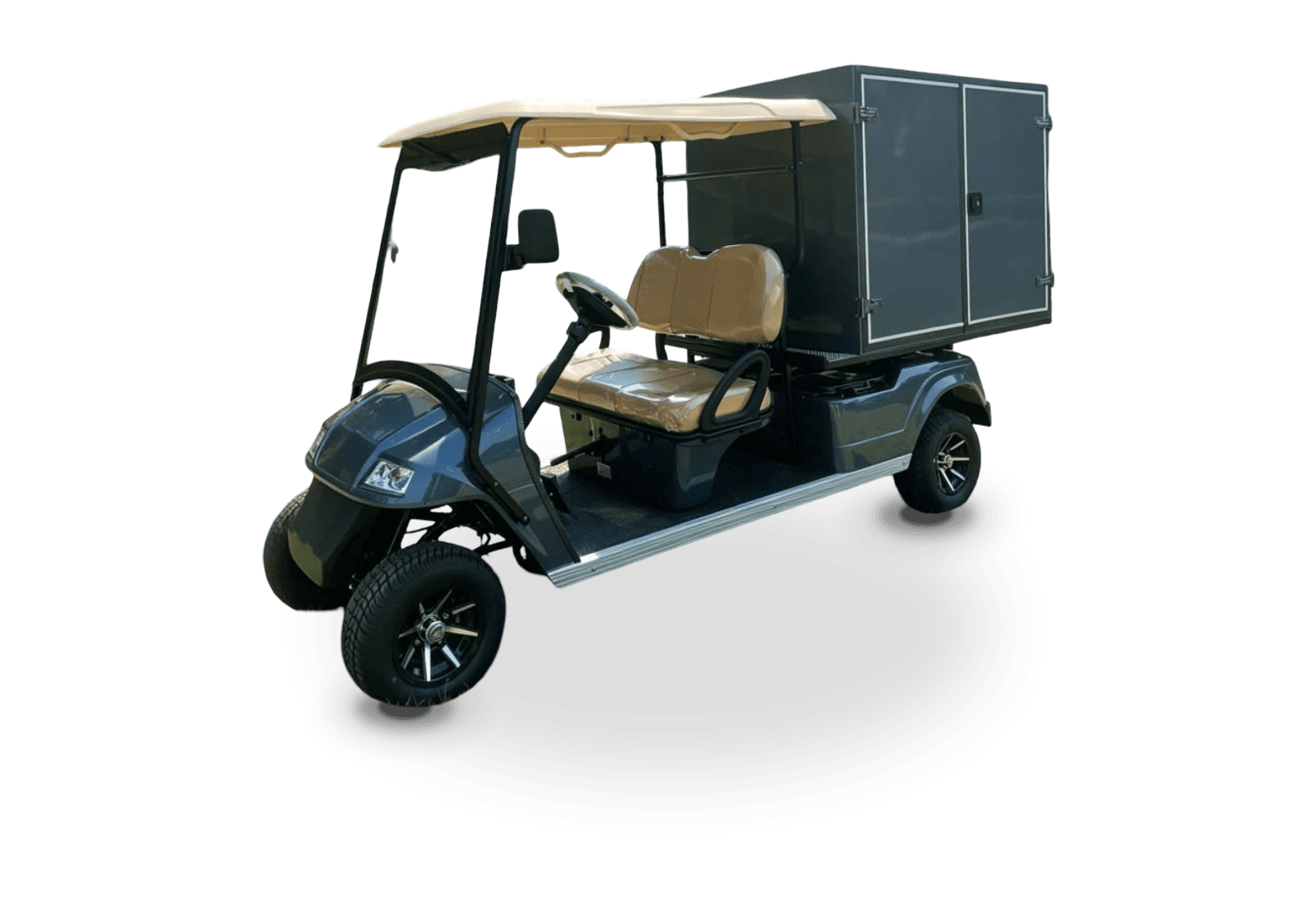 Hawke S2 Bar electric golf cart, 2-passenger electric beverage cart with service box