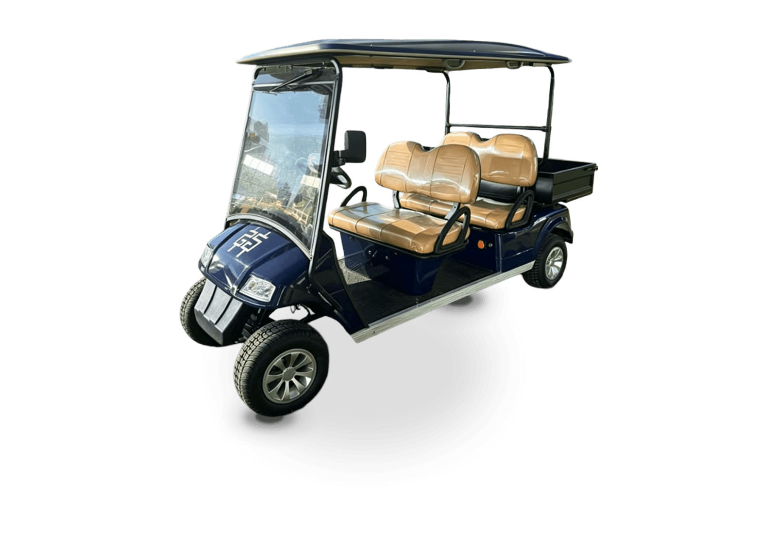 Hawke S4 Utility electric golf cart, 4-passenger electric utility golf cart with cargo box