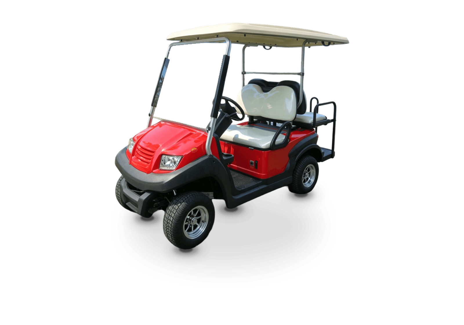 Hawke S4 Flip electric golf cart, 4-passenger electric golf cart with flip seat