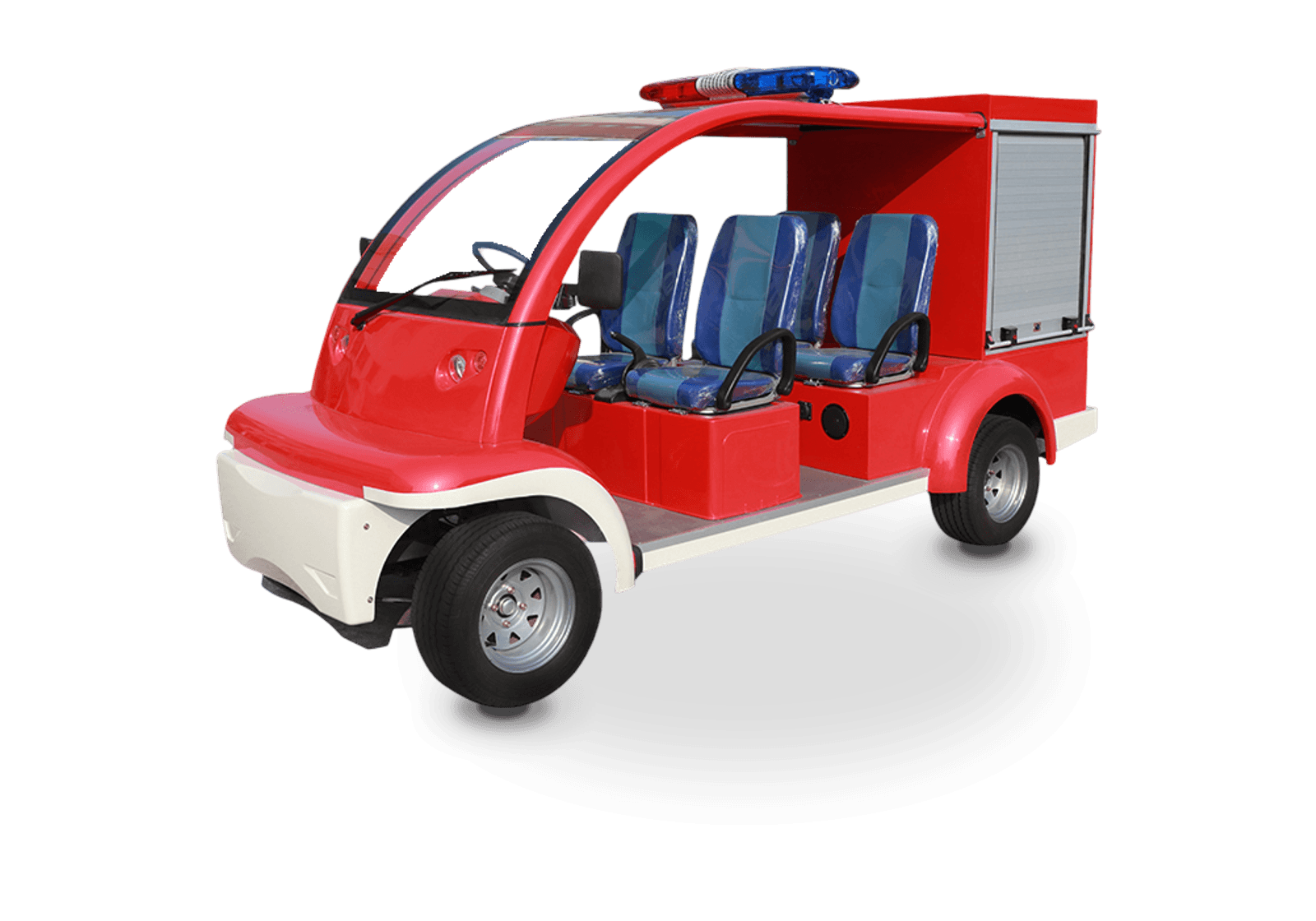 Hawke U1 Fire electric golf cart, 4-passenger electric fire response vehicle