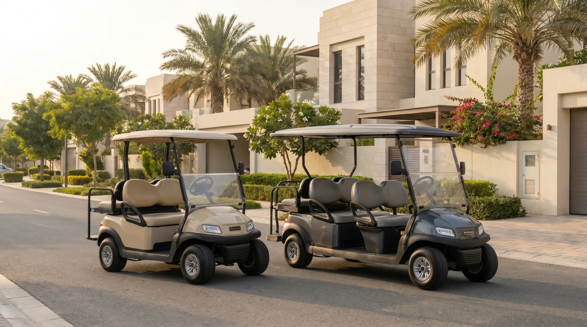 What size golf cart for the UAE: 2, 4 or 6 seats