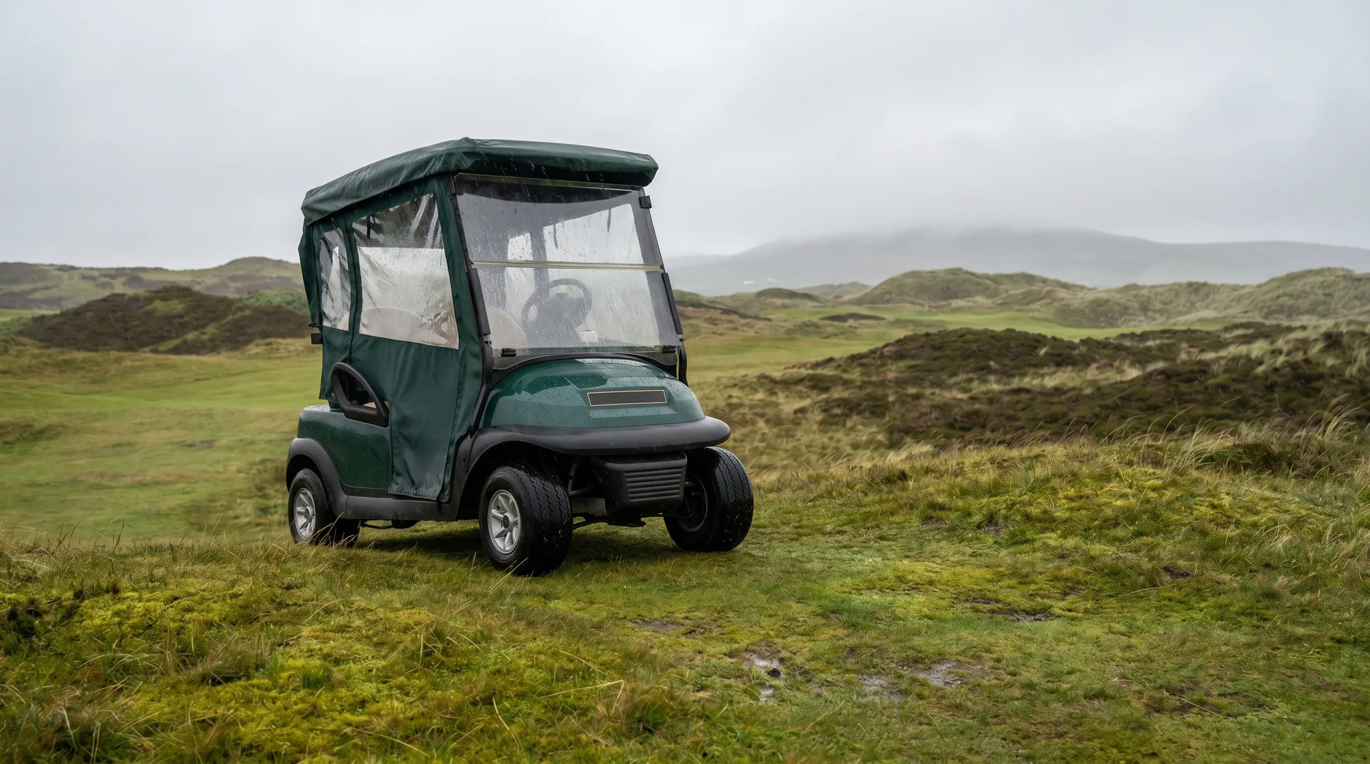 Best golf buggies for hills and wet British weather