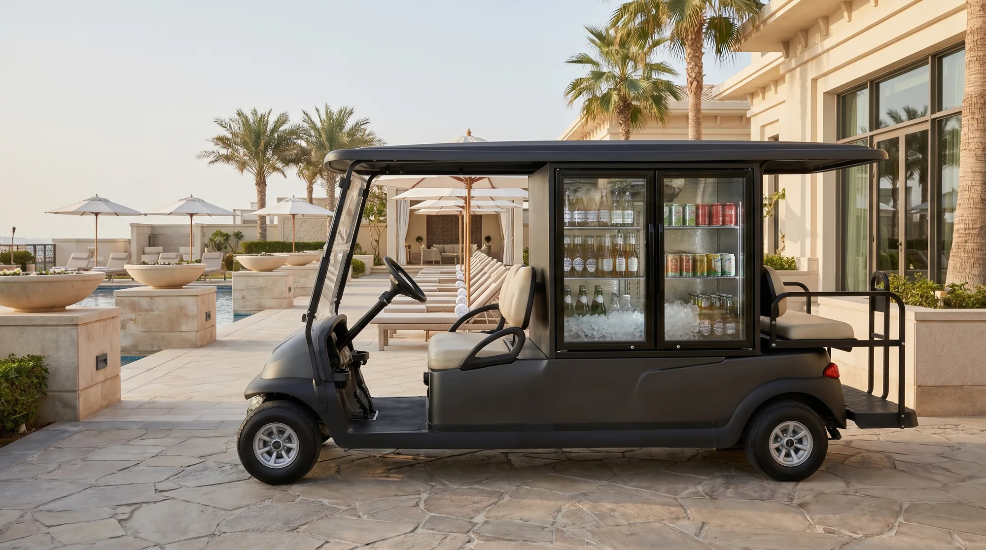 Beverage and food-service carts