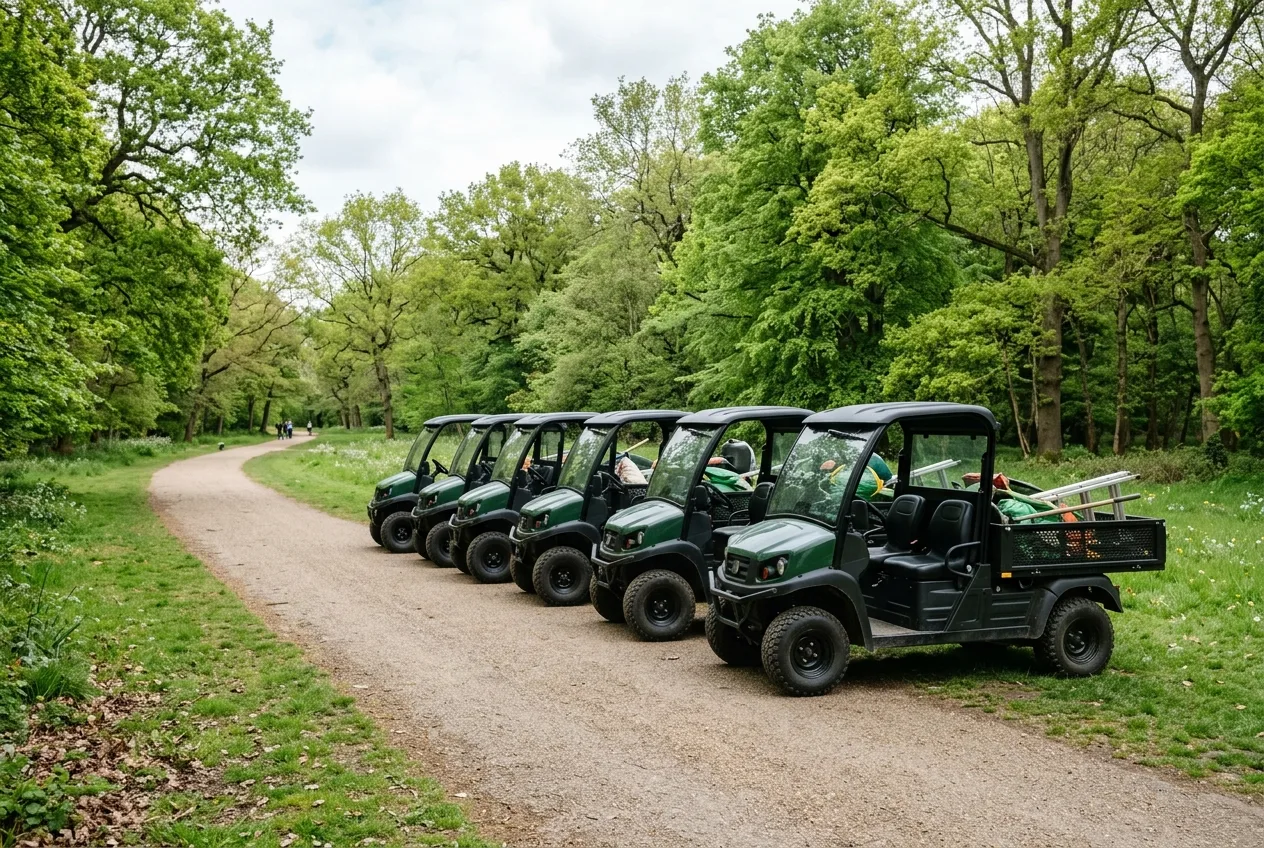 Utility buggies for parks crews