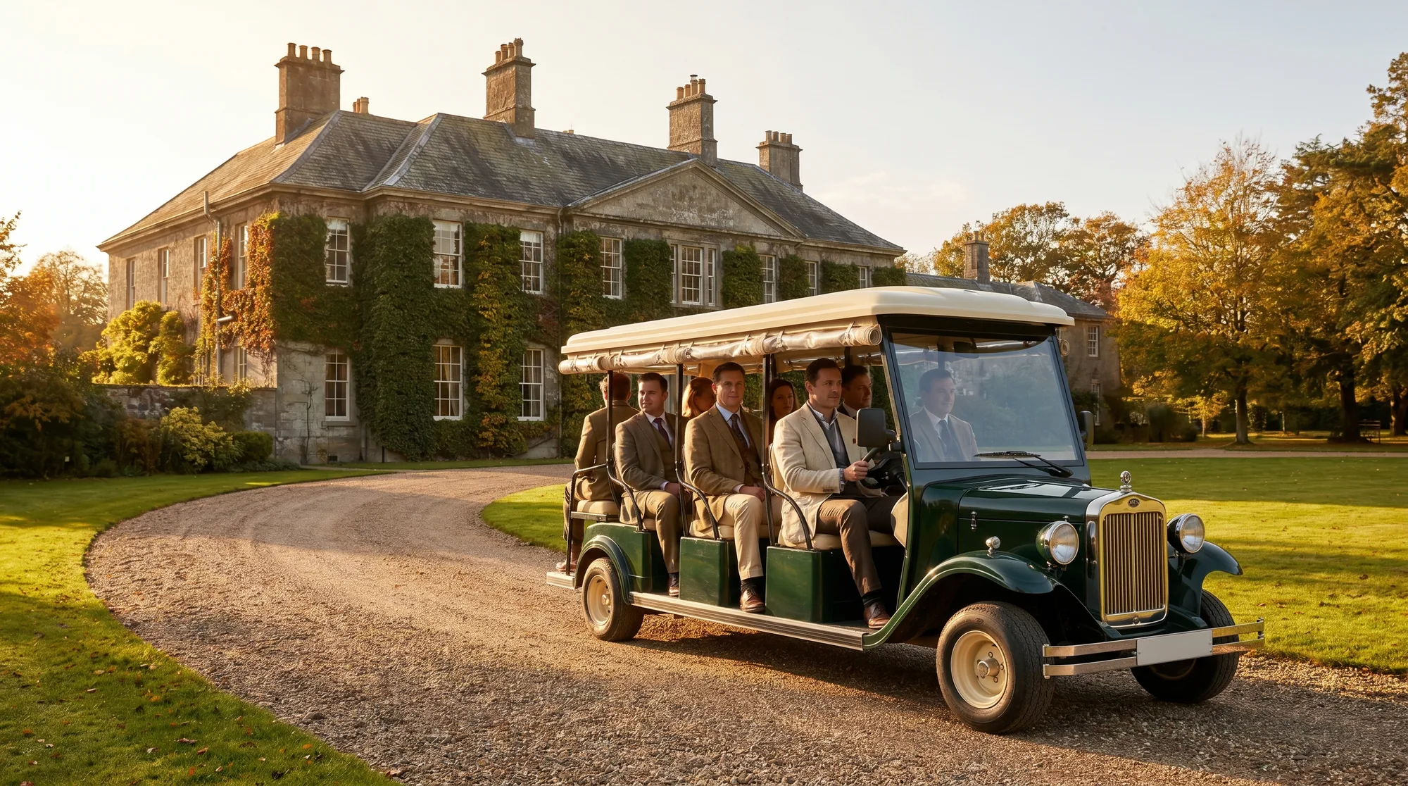 Buggies for country house hotels and spas: discreet guest transfers