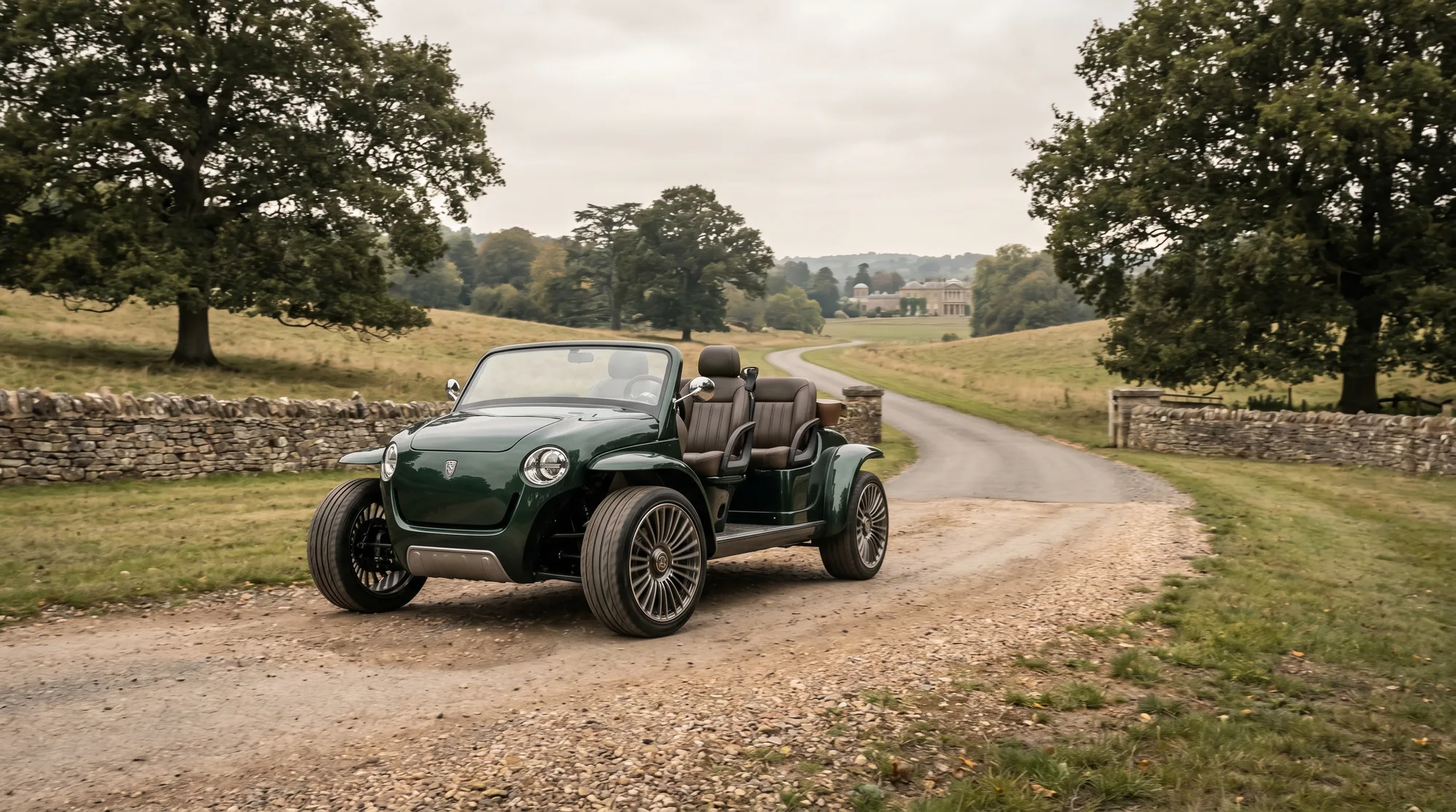 How far can an electric golf buggy go on one charge?