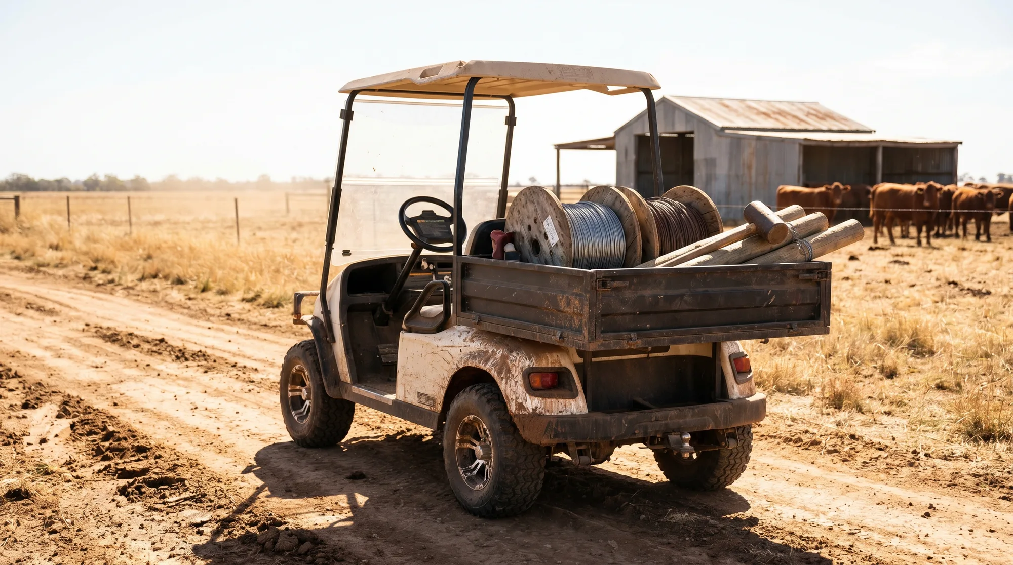 Utility golf carts for farms and acreage in Australia