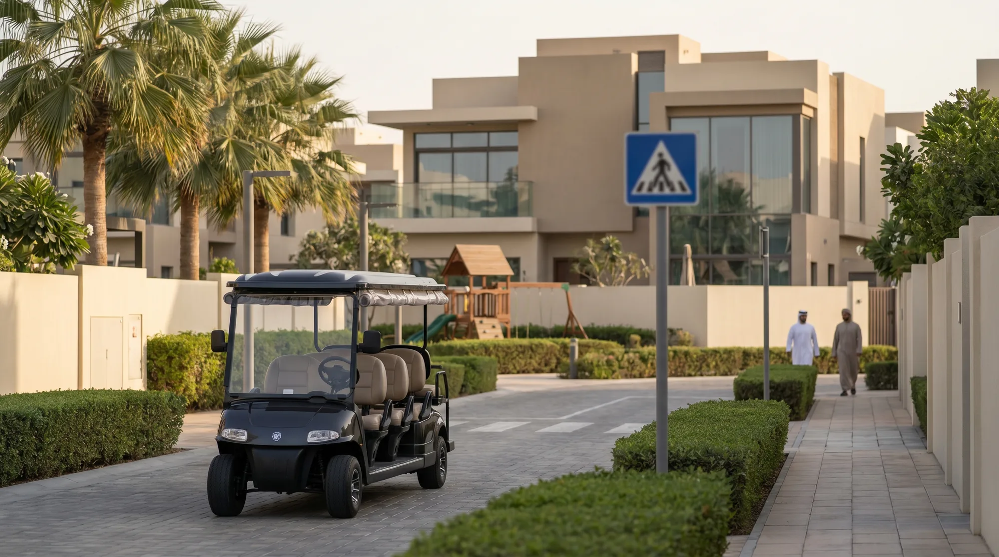 Golf cart safety in gated communities