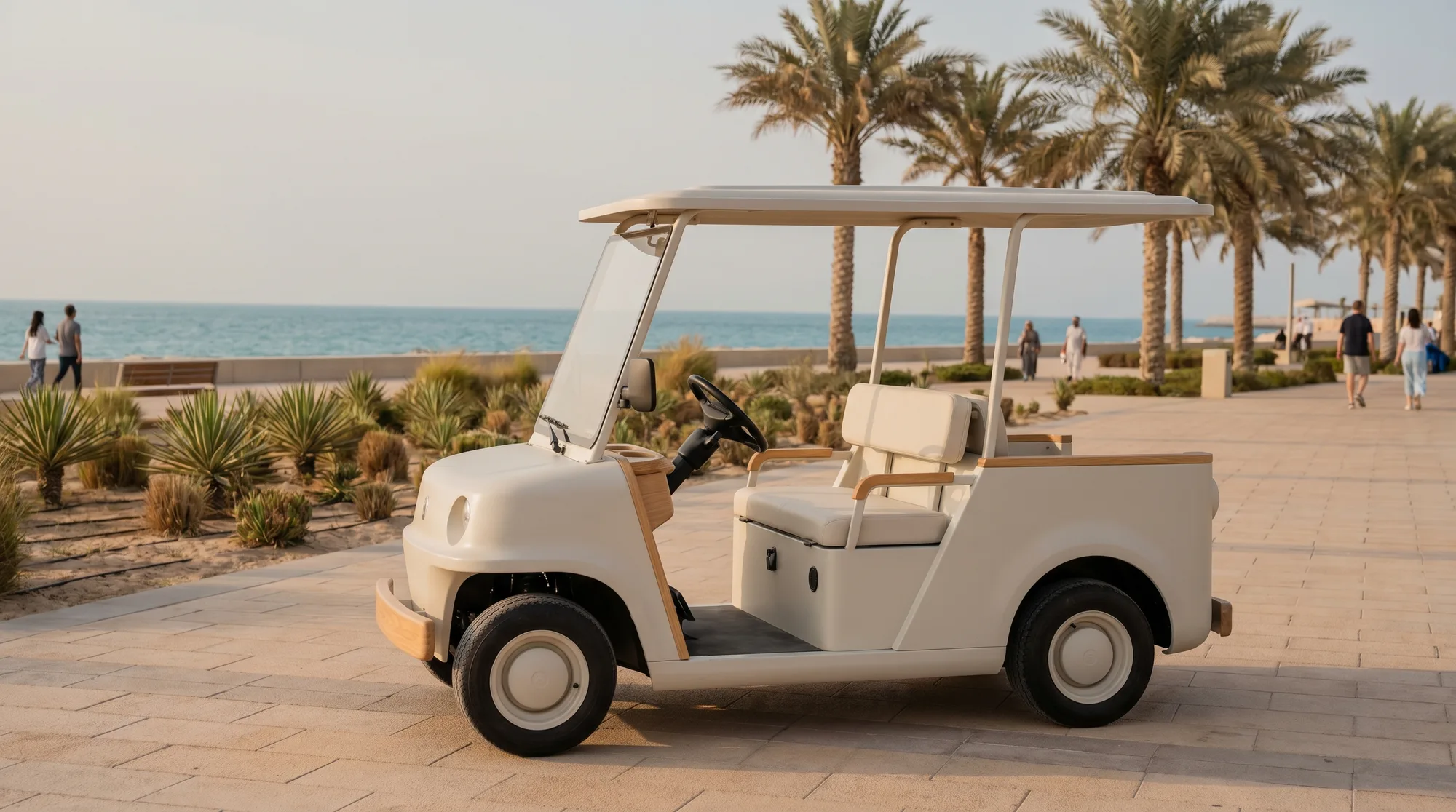 Golf carts for parks, beaches and public realm