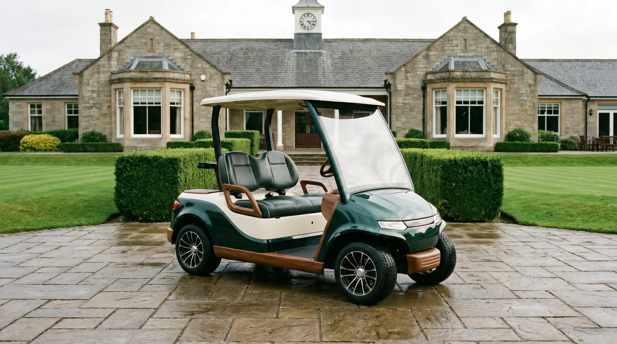 What drives the cost of a golf buggy in the UK?