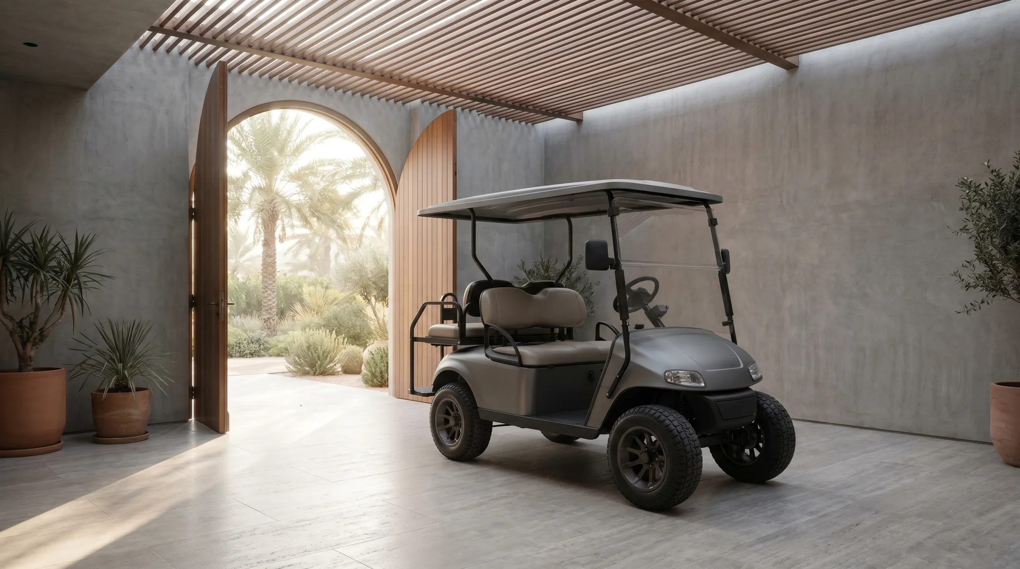Lithium batteries for golf carts in UAE heat