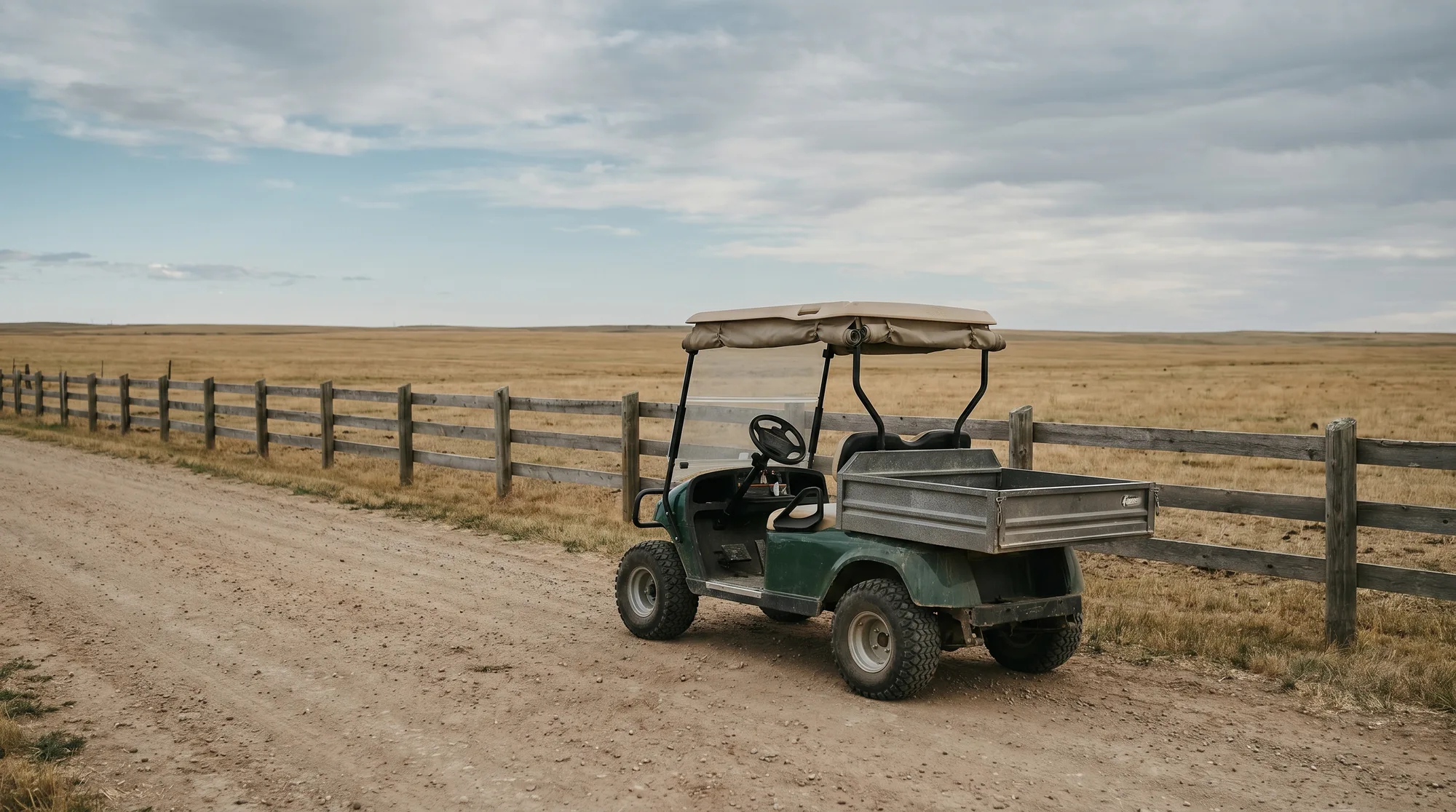 Utility golf carts for farms and ranches