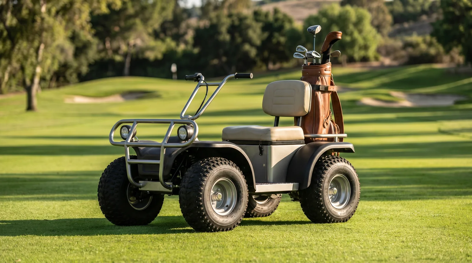 Powerhouse Titan single-seat ride-on golf buggy